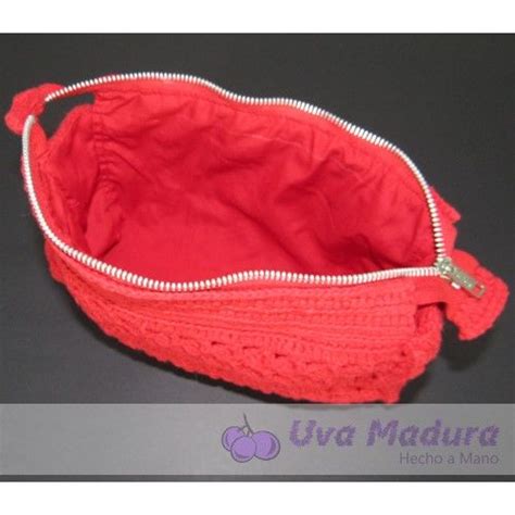 Cartuchera Tejida A Crochet Ganchillo Uva Madura Crochet Art