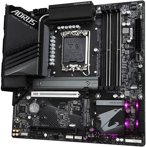 Gigabyte Z790m Aorus Elite Ax Lga1700 Matx Motherboard Intel Z790 Chipset 4x Ddr5 Up To 192gb