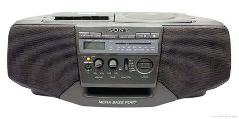 Sony CFD V15 CD Radio Cassette Recorder Manual HiFi Engine