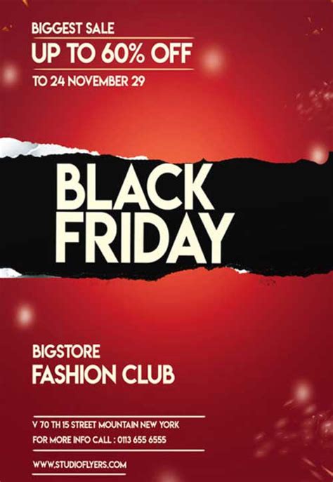 Black Friday Sale Flyer Template