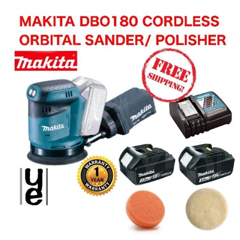 Makita Dbo V Cordless Orbital Sander Cordless Polisher Year