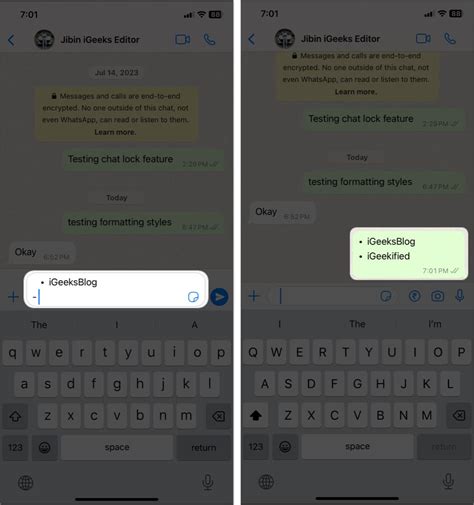 How To Type Bold Italic And Strikethrough In Whatsapp On Iphone