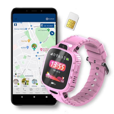 SMARTWATCH DLA DZIECI CALMEAN ACTIVE GPS IP67 SIM ERLI Pl