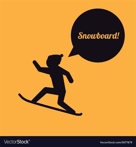 Snowboarding Design Royalty Free Vector Image Vectorstock