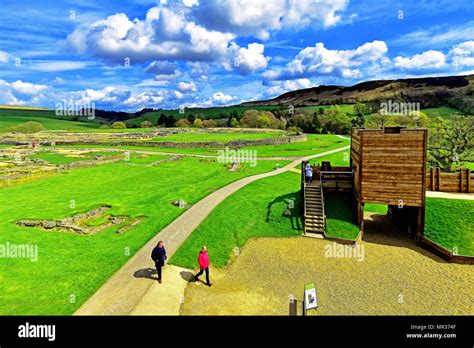 Vindolanda Roman Fort and Museum Northumberland reconstructed fort and ...