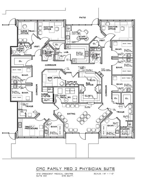 Emergency Room Design Floor Plan