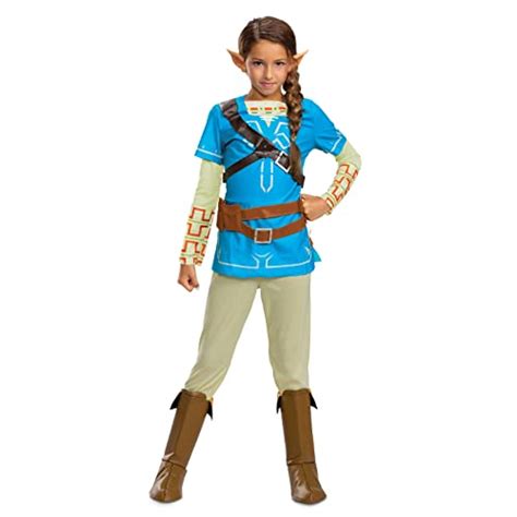 Link Breath Of The Wild Deluxe Costume Blue Medium 7 8 Pricepulse