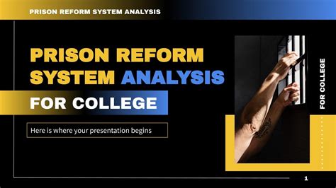 Prison Reform System Analysis: College | Google Slides & PPT