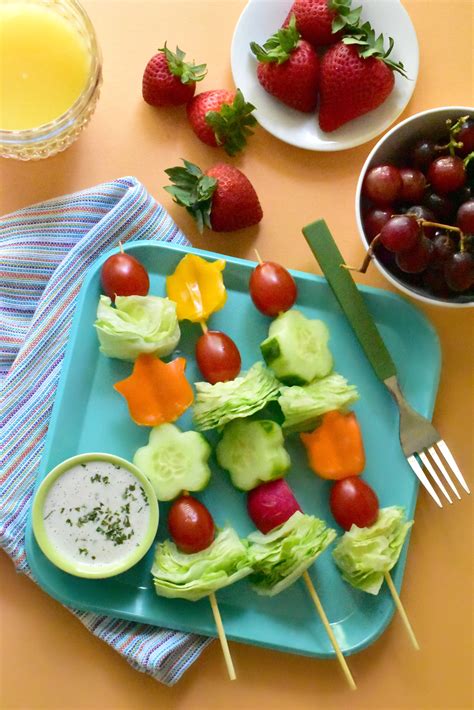 Salad On A Stick Fork And Beans