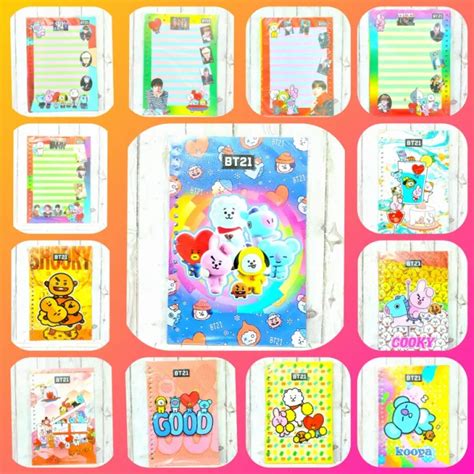 Isi Kertas Binder A5 BTS BT21 15 Lembar Lazada Indonesia