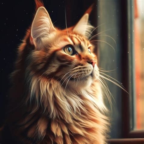 Ilustraciones Y Retratos De Majestad Felina Que Celebran Al Maine Coon