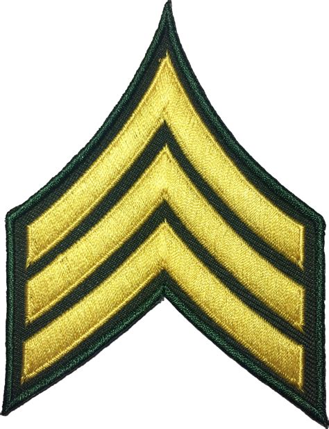 Papapatch Chevrons Sergeant E 5 Stripes Us Army Rank Sew On