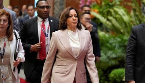 Us Vice President Kamala Harris Says North Korea Military Support For