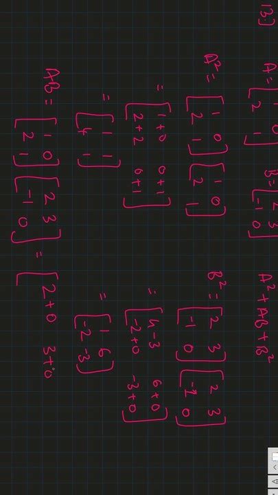 Matrices Part 2 Matrix Transpose Matrix Multiplication Of