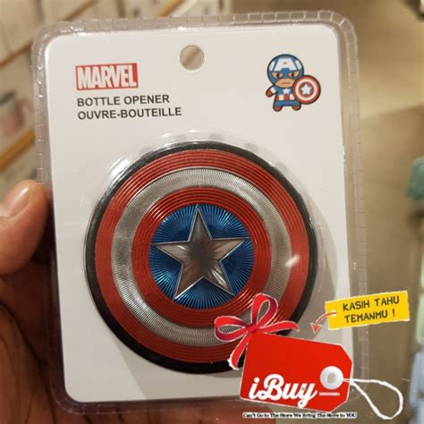 Jual Miniso Captain America Shield Bottle Opener Alat Pembuka Tutup