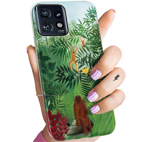 ETUI DO MOTOROLA EDGE 40 PRO WZORY HENRI ROUSSEAU PEJZAŻ MALARZ OBUDOWA