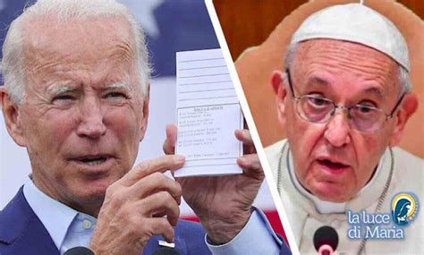 Il Papa Si Congratula Con Biden Ma Rimane La Controversia Con La Chiesa