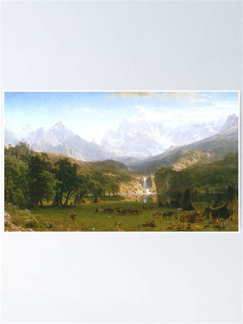 Albert Bierstadt Rocky Mountains Lander S Peak Poster For Sale By