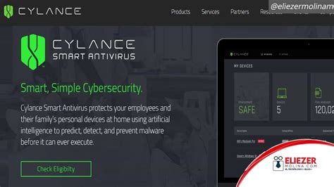 Cylance Presenta Smart Antivirus Para Consumidores Eliezer Molina