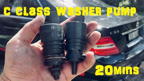 Mercedes C Class Washer Pump Replacement How To Replace A Faulty