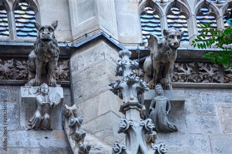 Elements Of Gothic Architecture Grotesque Chimera And Gargoyle