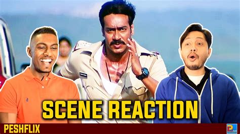 Singham - Action Fight Scene Reaction | Ajay Devgn | PESHFlix - YouTube