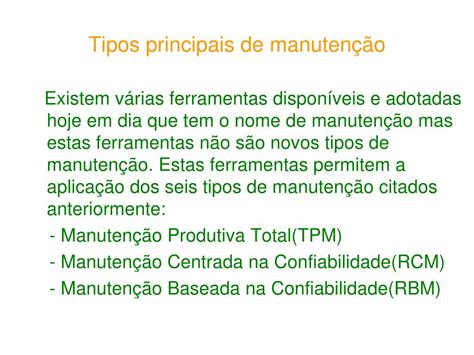 PPT Gestão da Manutenção PowerPoint Presentation free download ID