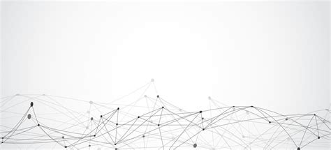 Abstract Connecting Dots And Lines With Geometric Background Modern