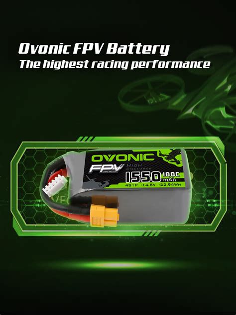 X Ovonic Mah V C Lipo S Battery With Xt Plug For