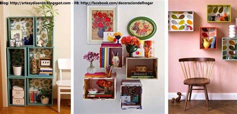 Ideas Para Decorar Con Cajas De Madera Decoraci N Del Hogar Dise O