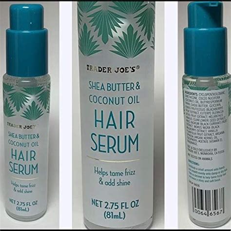 Trader Joes Shea Butter And Coconut Oil Hair Serum Black Hair Information