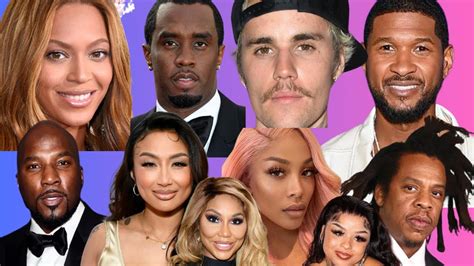 Diddy Justin Bieber Usher Beyonce Jay Z Tamar Braxton K Michelle