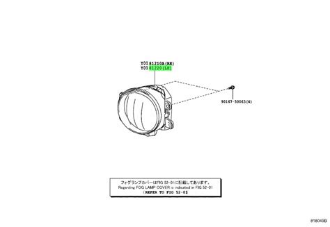 Buy Genuine Toyota Lamp Assy Fog Lh Prices