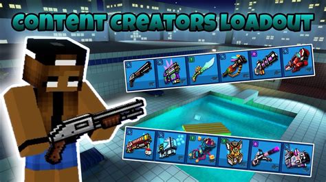 Using Content Creators Loadout Pixel Gun D Youtube