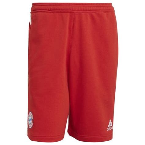 Bayern München Treningsshorts 3 Stripes Rød Hvit unisportstore no