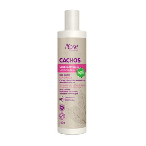 Kit Apse Cachos Shampoo E Condicionador E Ativador E Gelatina Niale