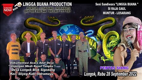 Live Streaming Sandiwara Lingga Buana Desa Longok Sigedang Rabu