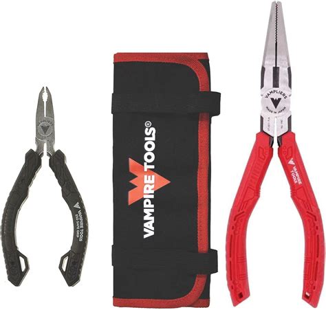 Vampliers Vt 001 5p 5 Mini Screw Extraction Pliers With Pouch Vt 001 7ln 7 Long Nose Pliers