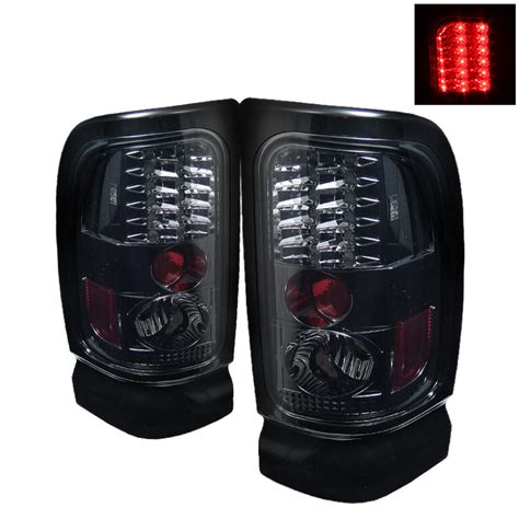 Spyder 5002723 Spdr Led Tail Lights Smoke 94 01 Dodge Ram 150094 02 25003500 Custom Offsets