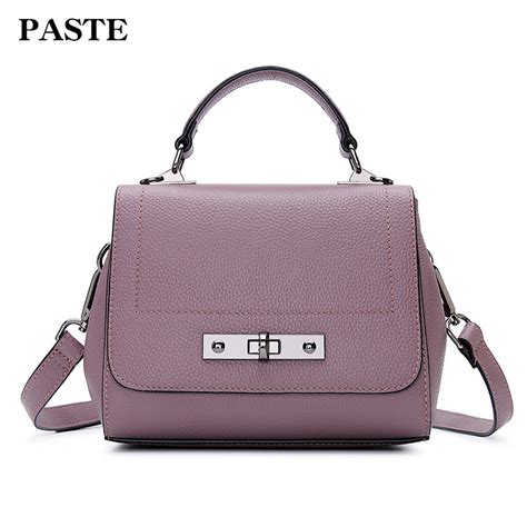 Pasta Mujeres Crossbody Bolsos Hombro Del Cuero Genuino Bolsos