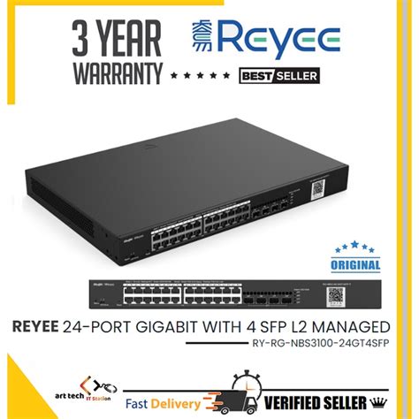 Reyee Port Gigabit With Sfp L Managed Poe Switch Ry Rg Nbs