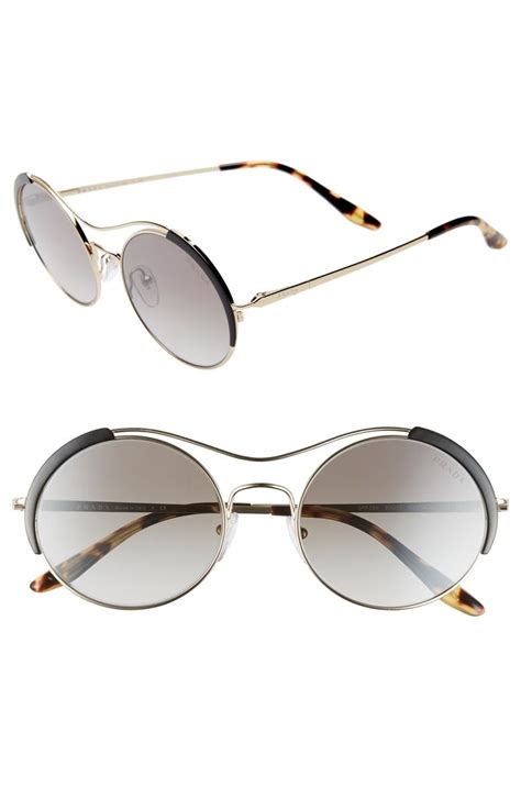 Prada 53mm Round Sunglasses Nordstrom