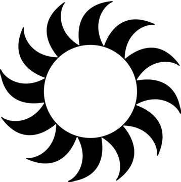 Black Leaf Studios Clipart Sun