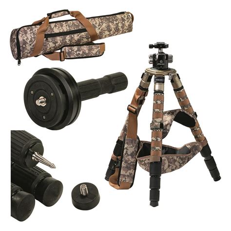 Leupold Alpine CF-425 Carbon Fiber Tripod Kit - 728236, Spotting Scope ...