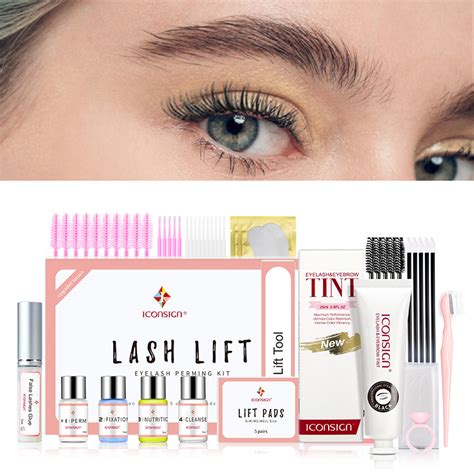 ICONSIGN Lash Lift Kit Eyebrow Dye Perming Eyelash Tint Eyelash Curler