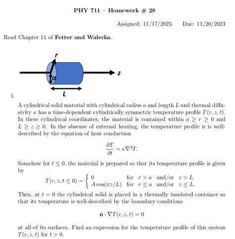 PHY 711 Graduate Level Classical Mechanics And Mathematical Methods