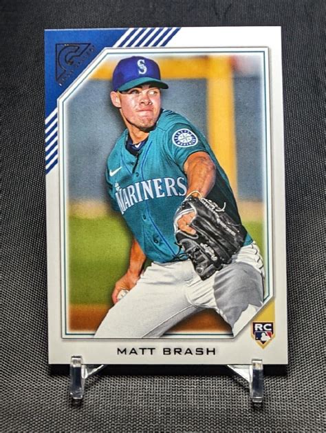 Matt Brash Rookie Card RC 2022 Topps GALLERY 145 Seattle Mariners EBay