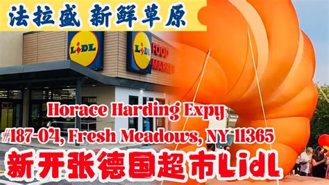 法拉盛新鲜草原新开张德国超市Lidl Horace Harding Expy 187 04 Fresh Meadows NY