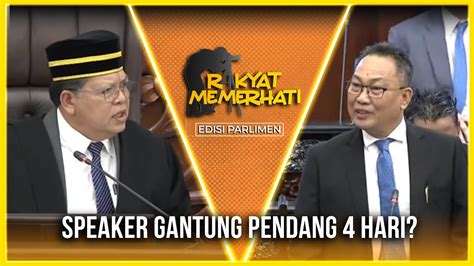 KECOH KETUA PEMBANGKANG ARAH MP PN MINTA MAAF SPEAKER TERIMA