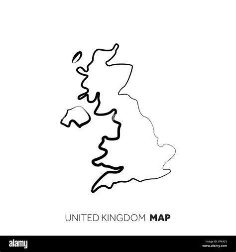 Albums Pictures Outline Map Of United Kingdom Stunning